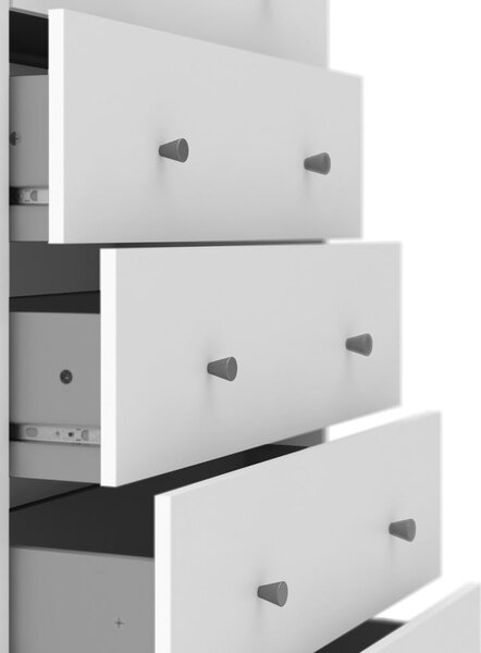 Fehér komód 72x108x30 cm May – Tvilum