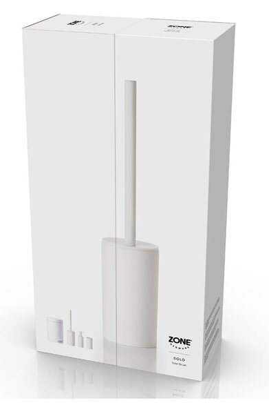 Solo White fehér porcelán WC-kefe - Zone
