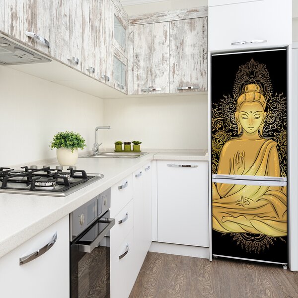 Hűtő matrica Buddha mandala
