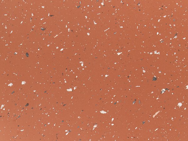 Dohányzóasztal TREZZO 90 cm 90 cm Terrazzo hatású Piros