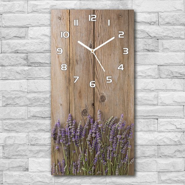 Téglalap alakú üvegóra Lavender fa