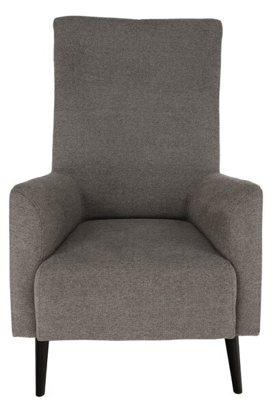 Füles fotel, szürke/fekete, SAMY