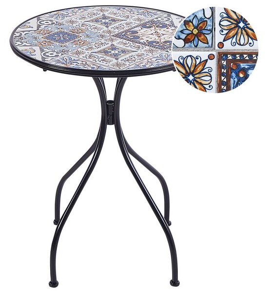 Bisztró asztal CIVITA 60 cm 60 cm Fém Fekete