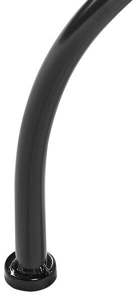 Bisztró asztal CAMPRENA 60 cm 60 cm Fém Fekete