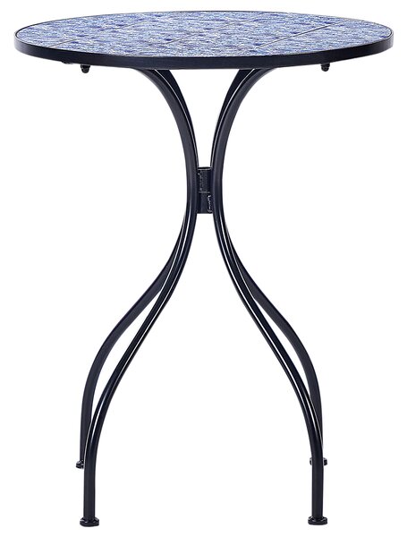 Bisztró asztal CIGLIANO 60 cm 60 cm Fém Fekete