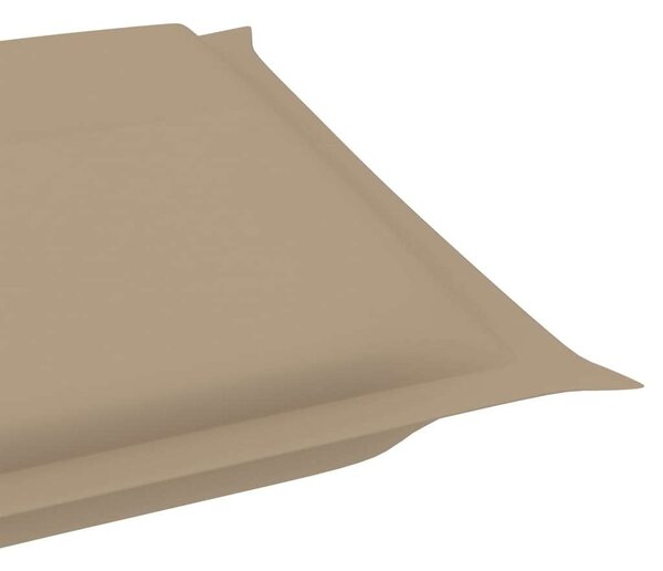 VidaXL Akácfa Napozóágy - Szürke - 190cm