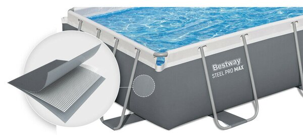Bestway 56629N keretes kerti medence 282 x 196 x 84 cm 10 az 1-ben (56629N)