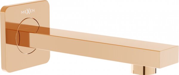 Mexen CUBE, rejtett fürdőkar 16cm, rózsa-arany, 79370-60