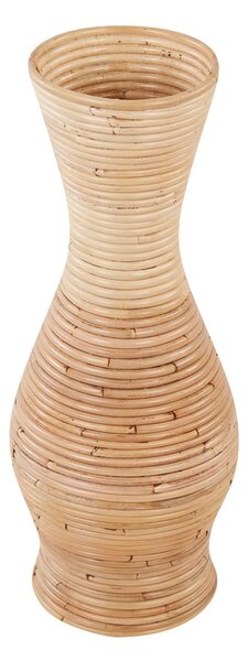 Dekor váza TRINISA Rattan 50 cm Természetes