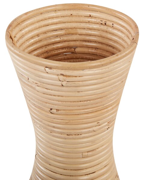 Dekor váza TRINISA Rattan 50 cm Természetes