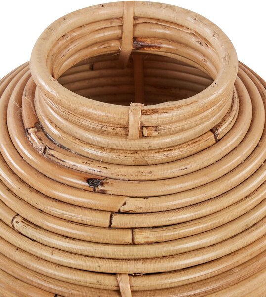 Dekor váza ELATIA Rattan 50 cm Természetes