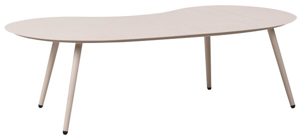 Kerti dohányzóasztal PARORI 65 cm 130 cm Fém Bézs