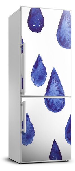 Matrica hűtőre Kék csepp