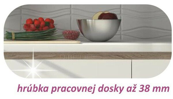 Alsószekrény, tölgy sonoma, LINE