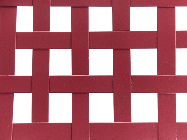 Bisztró asztal ALBINIA 70 cm 70 cm Fém Burgundi