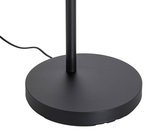 Trio Lighting Barrie LED mennyezeti lámpa olvasólámpával, matt fekete, dimmelhető, Fekete, Nappali / Étkező, fém, Modern