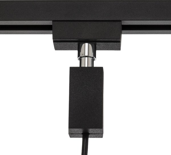 Trio Lighting Robin függesztett lámpa DUOline-hoz, fekete/füstszürke, dimmelhető, Fekete, Nappali / Étkező, fém, Modern