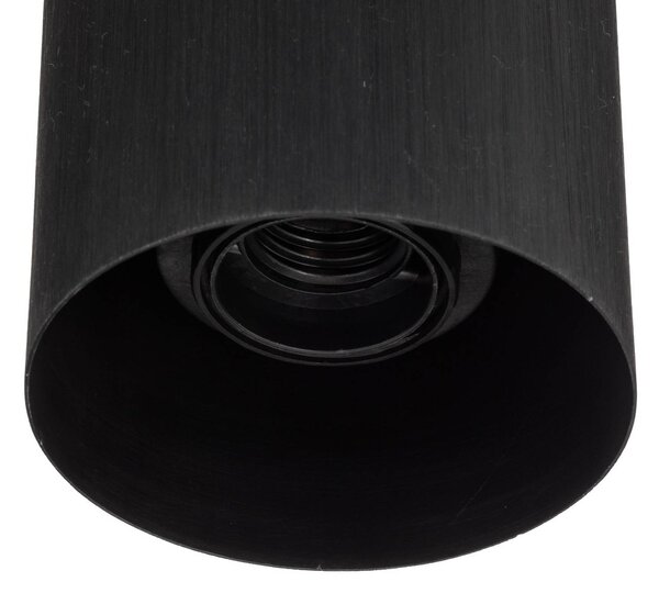 Trio Lighting Robin függesztett lámpa DUOline-hoz, fekete/füstszürke, dimmelhető, Fekete, Nappali / Étkező, fém, Modern