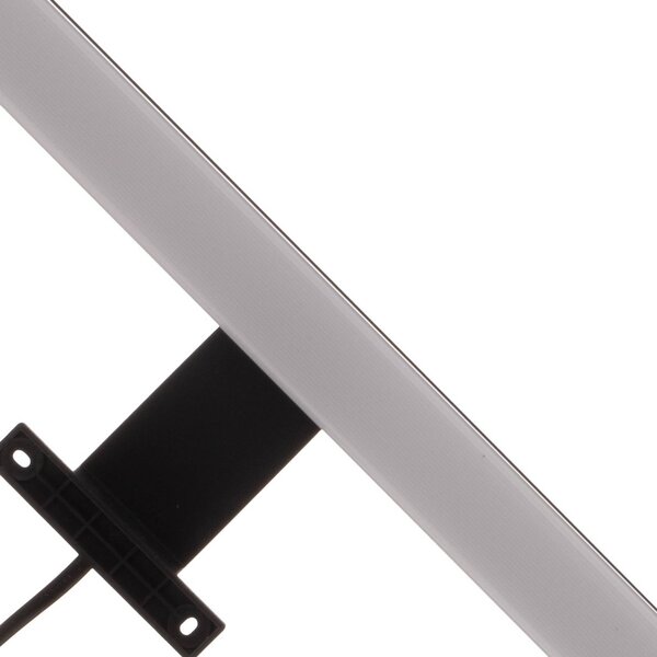 Trio Lighting LED fali lámpa Lino, fekete matt/fehér, Fekete, Fürdőszoba, Alumínium, Modern