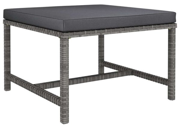 VidaXL Polyrattan Kerti Bútorszett - 8 részes - Szürke