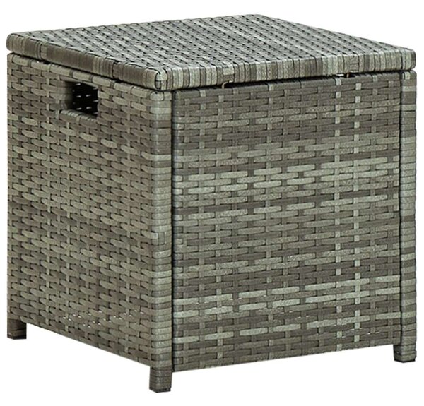 VidaXL 6 részes szürke polyrattan kerti bútorszett párnákkal