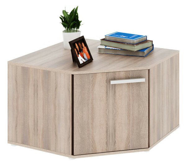 Szekrény, DTD laminált, tölgy sonoma, DUNAJ TYP14