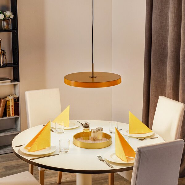 Függőlámpa UMAGE, Asteria medium, dimmable, Sárga, Nappali, Fém, Dizájn