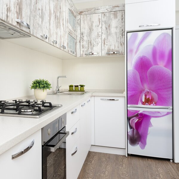 Matrica hűtőre Rózsaszín orchidea