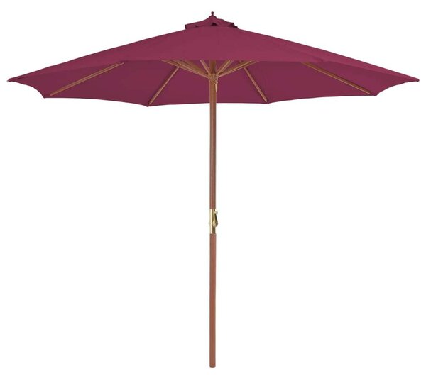 VidaXL Napernyő - Bordó - 300 cm