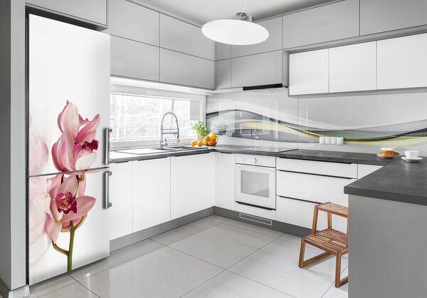 Matrica hűtőre Rózsaszín orchidea