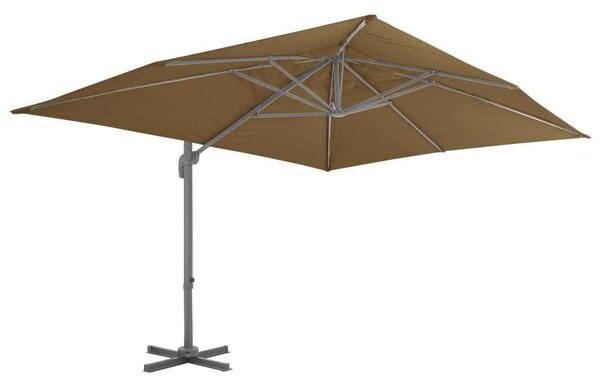 VidaXL Konzolos Napernyő - 400x300 cm - Bézs
