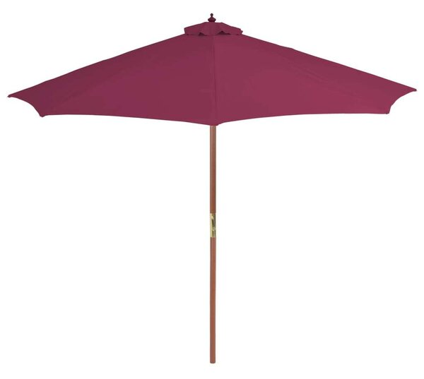 VidaXL Napernyő - Bordó - 300 cm