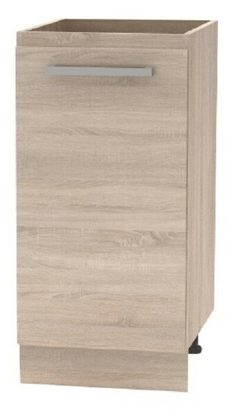 Alsószekrény 40 1DV, tölgy sonoma, NOVA PLUS NOPL-054-0S
