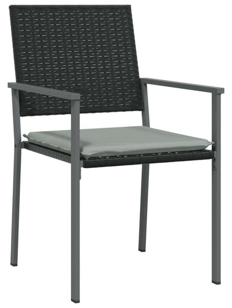 VidaXL Kerti Étkezőgarnitúra - 5 részes - Polyrattan és Acél