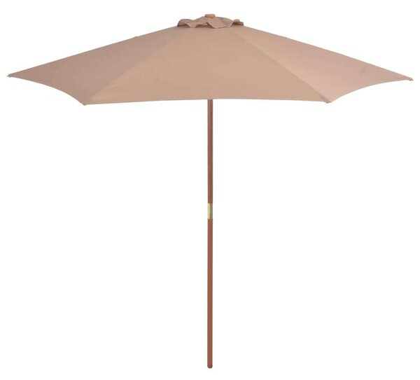 VidaXL Kültéri Napernyő - Bézs - 270 cm