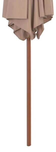 VidaXL Kültéri Napernyő - Bézs - 270 cm