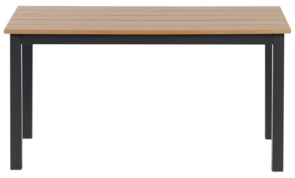 Kerti asztal MESSINA 100 cm 52 cm Fekete