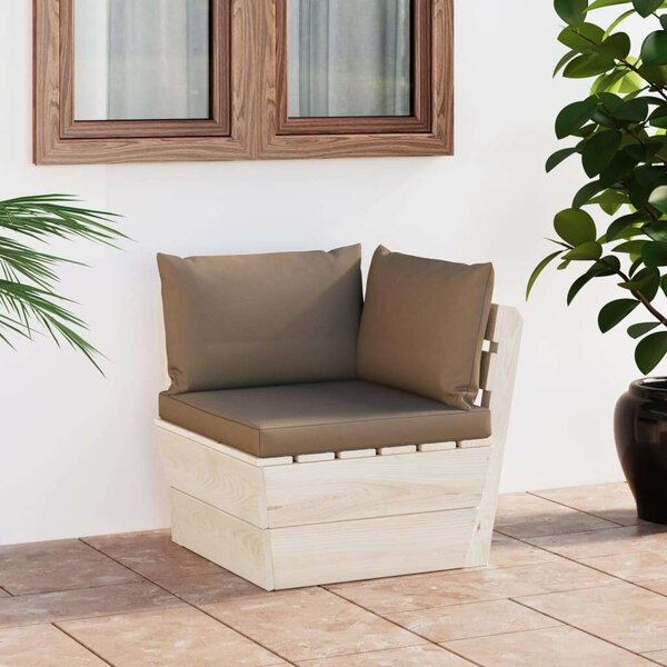 VidaXL Sarokkanapé - Fa - 60x60x65 cm