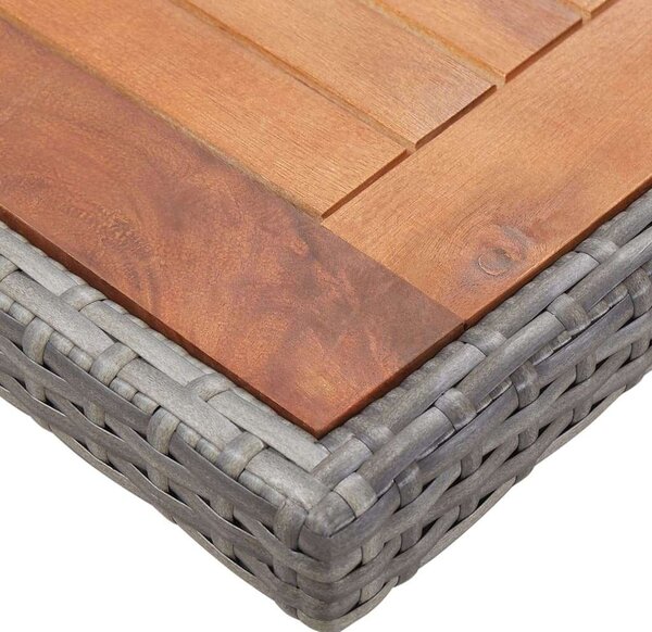 VidaXL Polyrattan Kerti Étkezőgarnitúra - 12 Személyes - Antracit Szürke