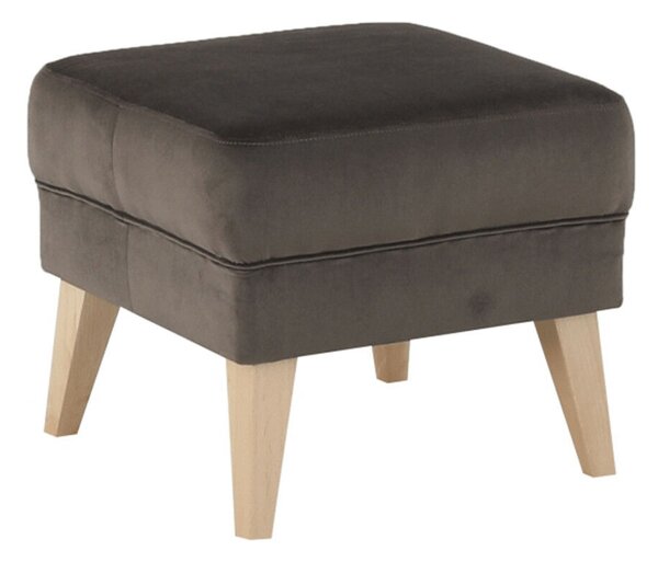 Puff, taupe-szürke-barna/bükk, RODEZA