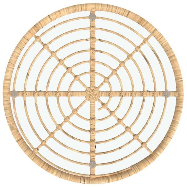VidaXL Polyrattan Kerti Étkezőgarnitúra - 5 részes