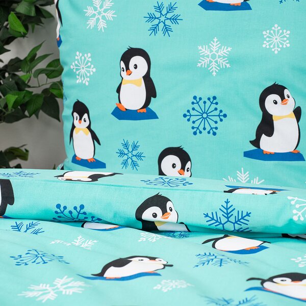 4Home Gyermek pamut ágynemű Arctic Friends , 140 x200 cm, 70 x 90 cm, 140 x 200 cm, 70 x 90 cm