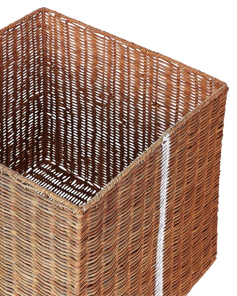 Kosár háromdarabos szettben Karácsonyi ajándékok CADEAU Rattan Természetes