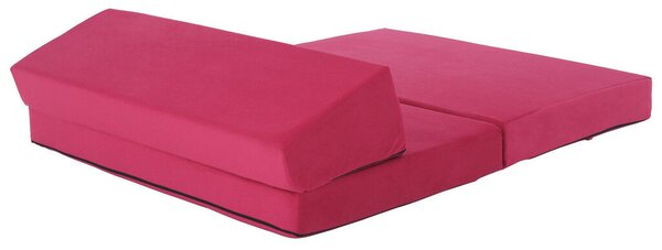 Összecsukható matrac/fotel, 2v1, rózsaszín magenta, VEDIS