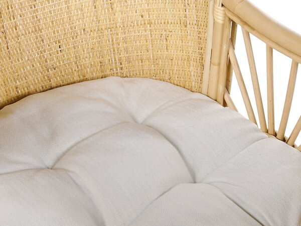 Bölcső Rattan LAGRASSE 50 x 70 cm Természetes