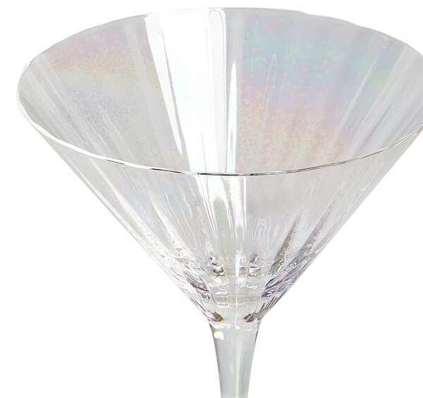 Négydarabos martinis pohárszett MORGANITE 220 ml Átlátszó