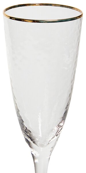 Négydarabos pezsgőspohár szett TOPAZ 250 ml Átlátszó