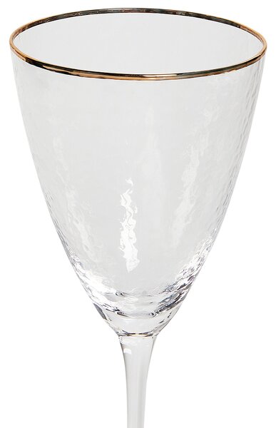 Négydarabos borospohár szett TOPAZ 380 ml Átlátszó