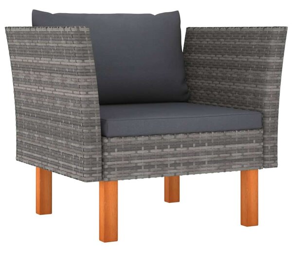 VidaXL Polyrattan Kerti Ülőgarnitúra - 9 részes