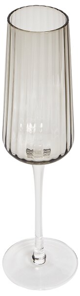 Négydarabos pezsgőspohár szett QUARTZ 230 ml Szürke